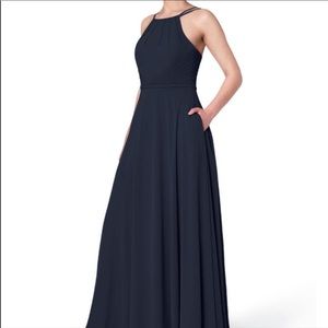 Azazie Melinda Bridesmaid Dress in Dark Navy